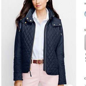 Lands End Jacket Womens 2X Black Primaloft